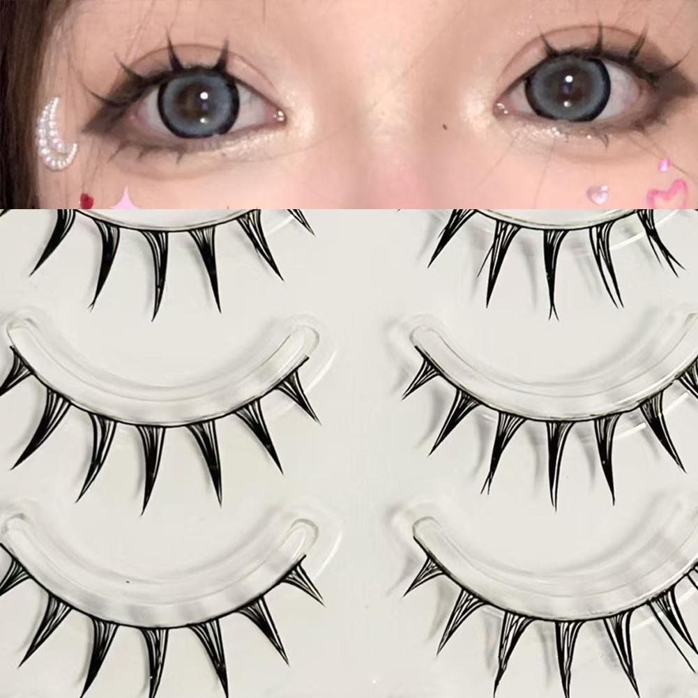 Eyelash Extension Wet Look - 5 Pairs/Box Cosplay Air False Eyelashes