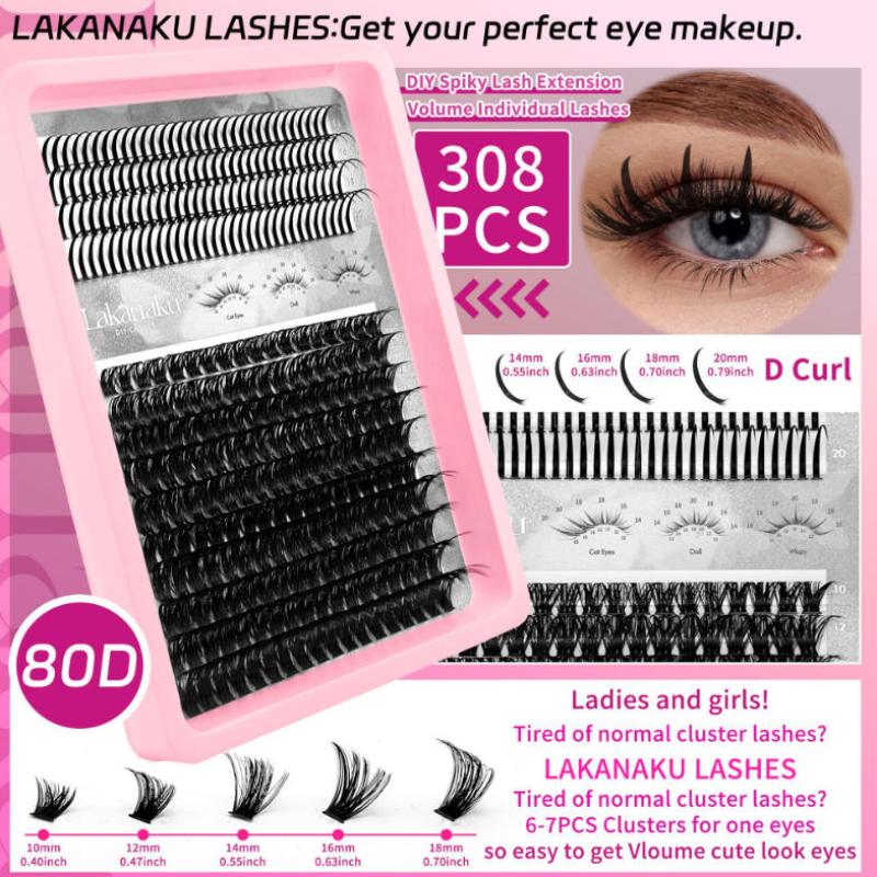 Eyelash Extension Wispy - 1 Set DIY Individual Eyelashes Wispy