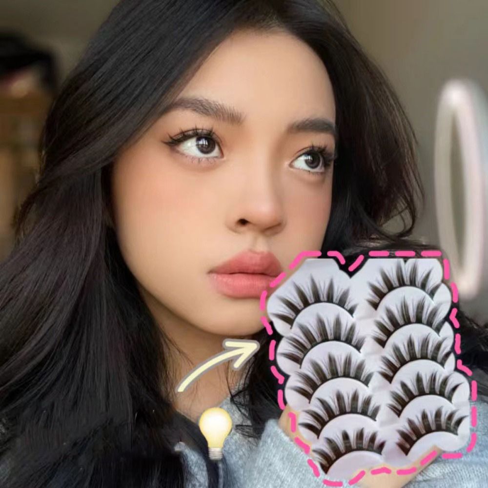 Eyelash Extension Wet Look - Natural Wet Look Manga Lashes Cat-Eye