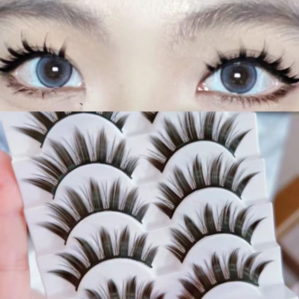 Eyelash Extension Wet Look - Natural Wet Look Manga Lashes Dramatic