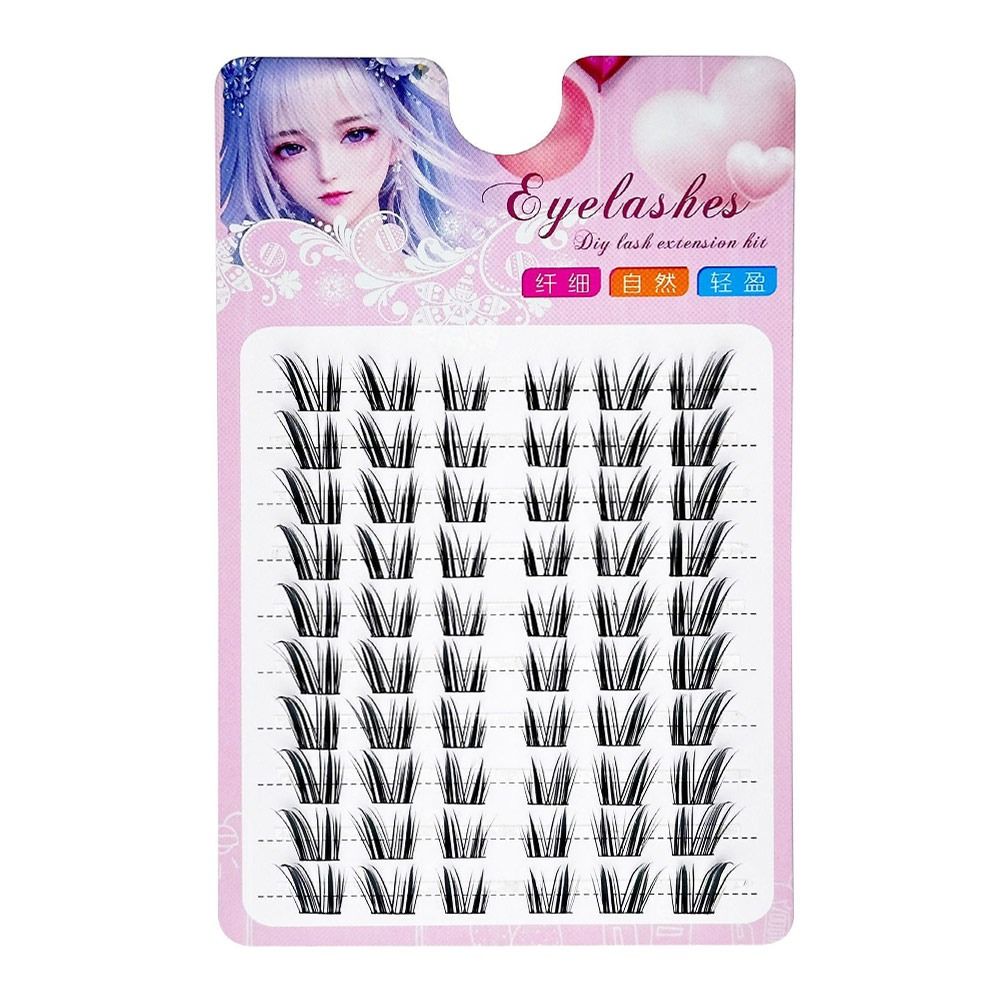 12mm Cat Eye Fairy Lash Cluste - огляд і ціна Eyelash Extension Wet Look