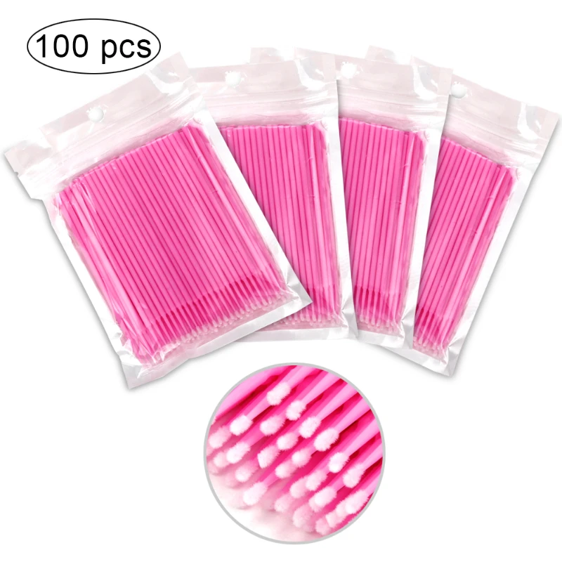 100Pcs/bag Disposable Eyelash  - огляд і ціна Eyelash Extension Vendor