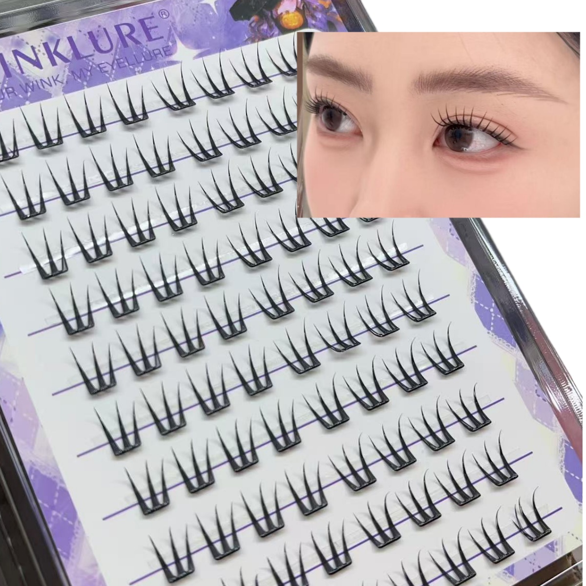WINKLURE  No-Gule Fairy False  - огляд і ціна Eyelash Extension No 10