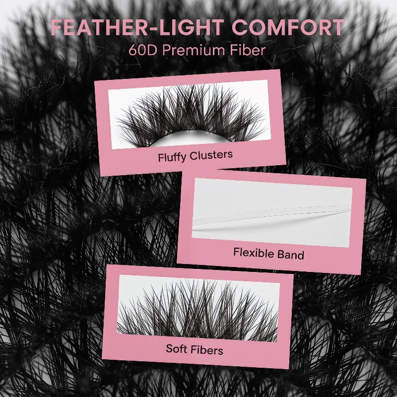 1 Set DIY Individual Eyelashes - огляд і ціна Eyelash Extension Wispy