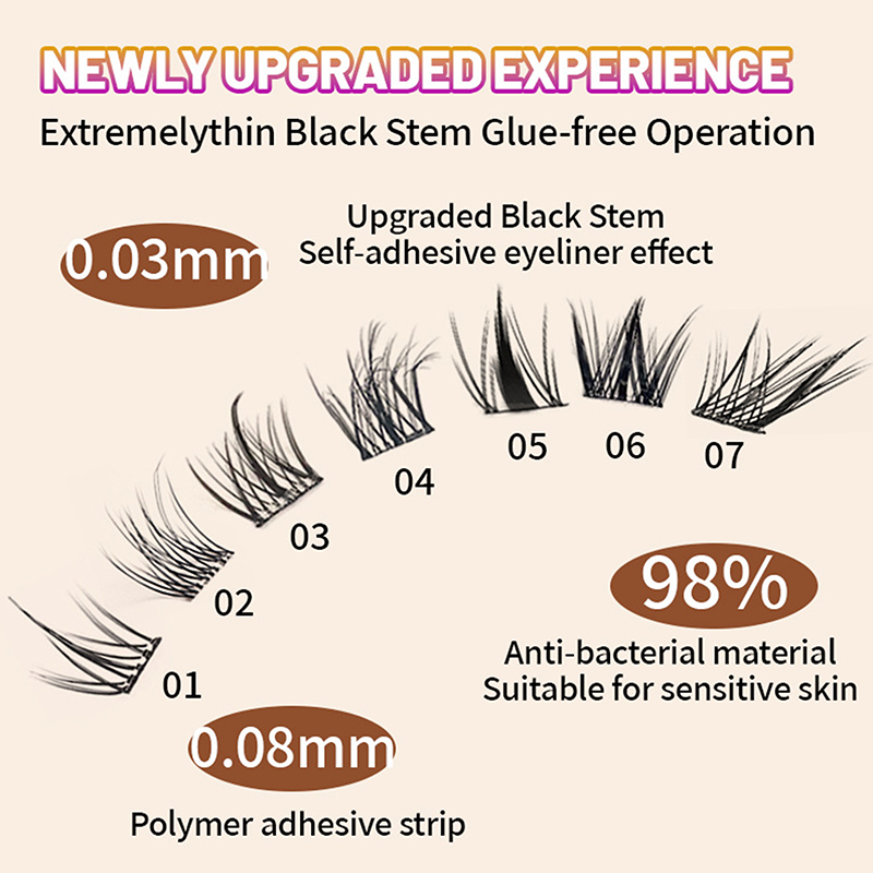 100-160Cluster Eyelash Extensi - огляд і ціна Eyelash Extension No 10
