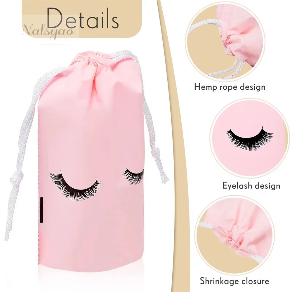 50PCS Travel Pouch Eyelash Aft - огляд і ціна Eyelash Extension Aftercare