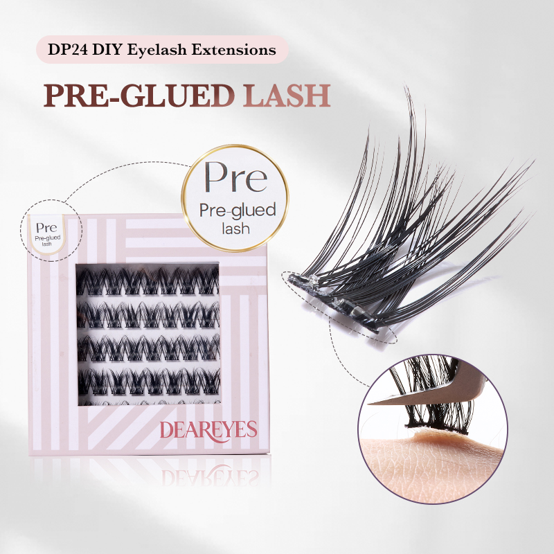 DearEyes DP-24 Self Adhesive E - огляд і ціна Eyelash Extension No 10