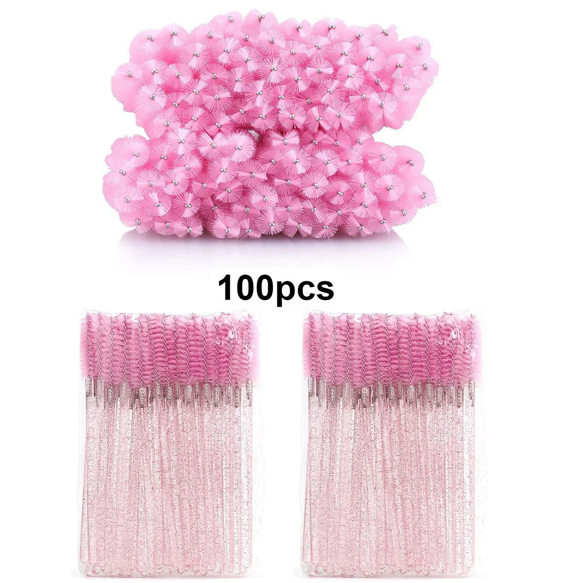 100pcs Disposable Eyelash Brus - огляд і ціна Eyelash Extension Vendor