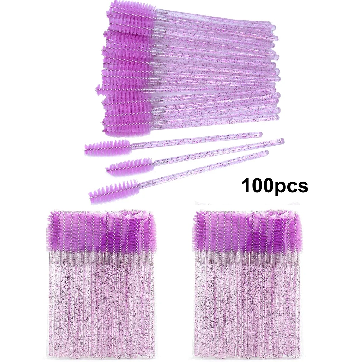 100pcs Disposable Eyelash Brus - огляд і ціна Eyelash Extension Vendor