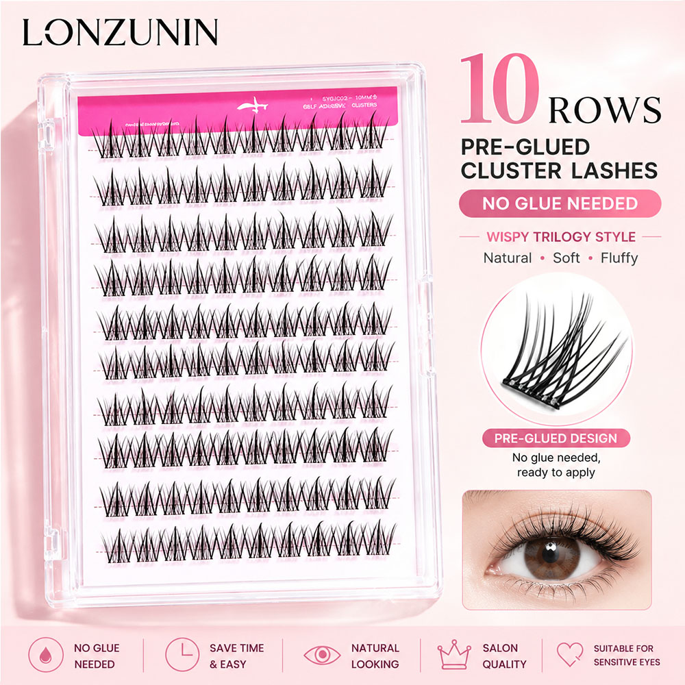 Premium Self Adhesive Wispy Cl - огляд і ціна Eyelash Extension No 10