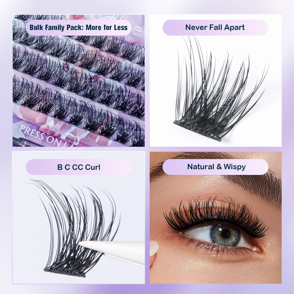 Gollee Self-Adhesive Eyelash C - огляд і ціна Eyelash Extension No 10