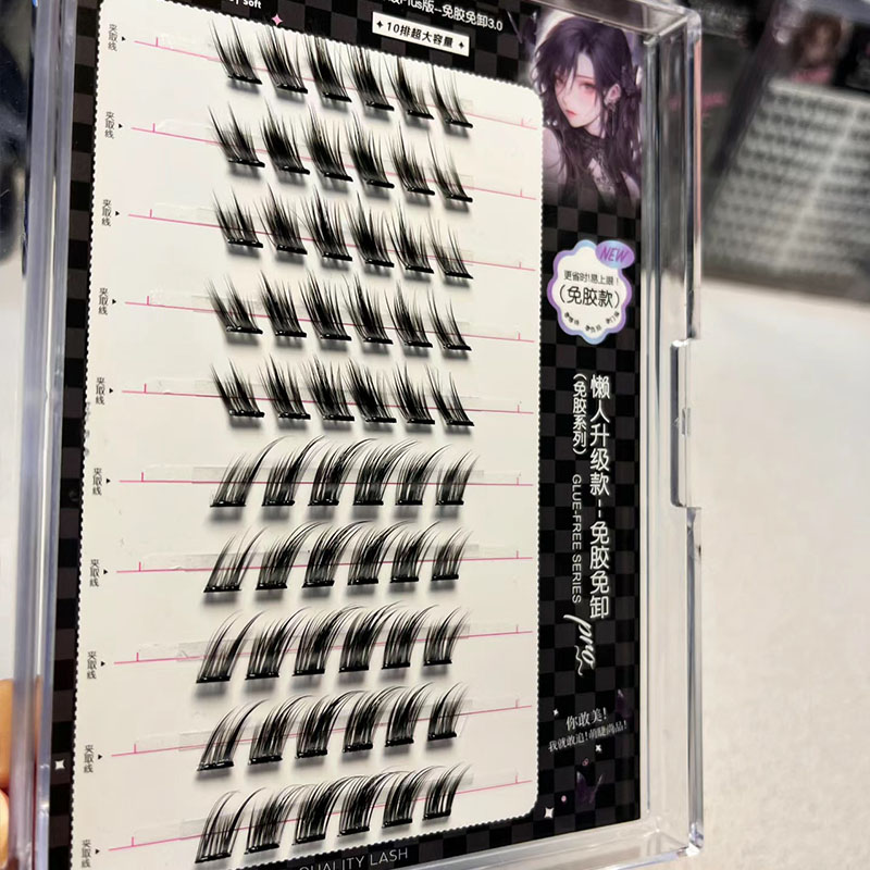 Fox Cluster Lashes Self-Adhesi - огляд і ціна Eyelash Extension No 10