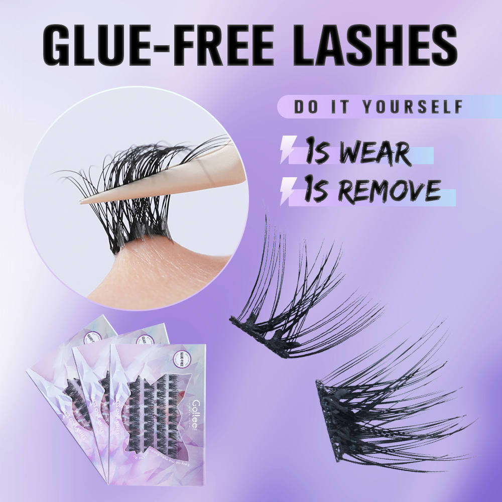Gollee Self-Stick Eyelash Clus - огляд і ціна Eyelash Extension No 10