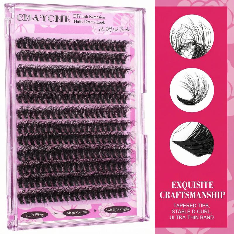 Wispy D Curl Cluster Lashes 14 - огляд і ціна Eyelash Extension Wispy