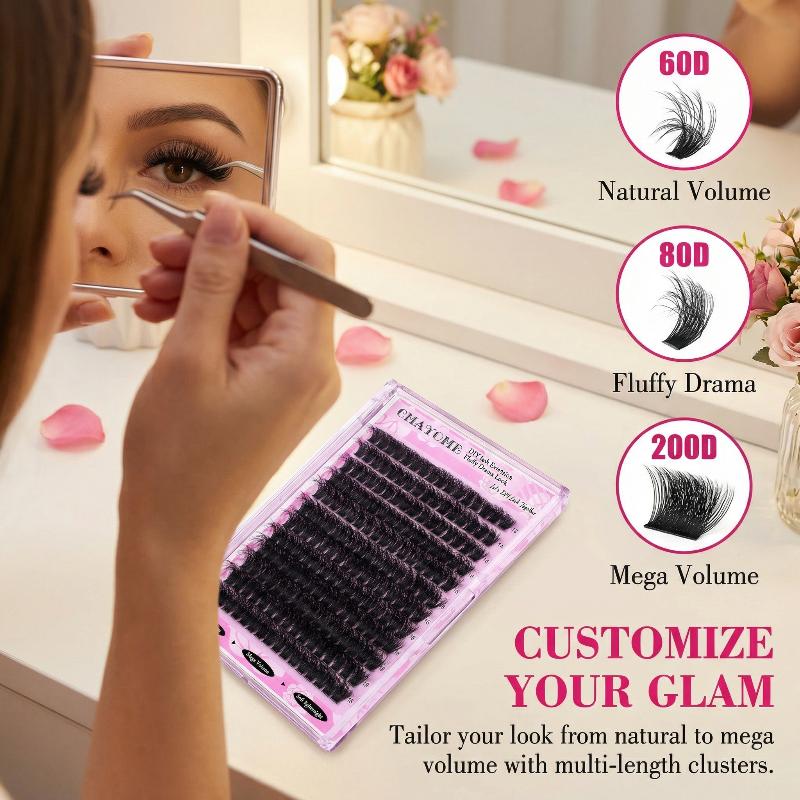 Wispy D Curl Cluster Lashes 14 - огляд і ціна Eyelash Extension Wispy